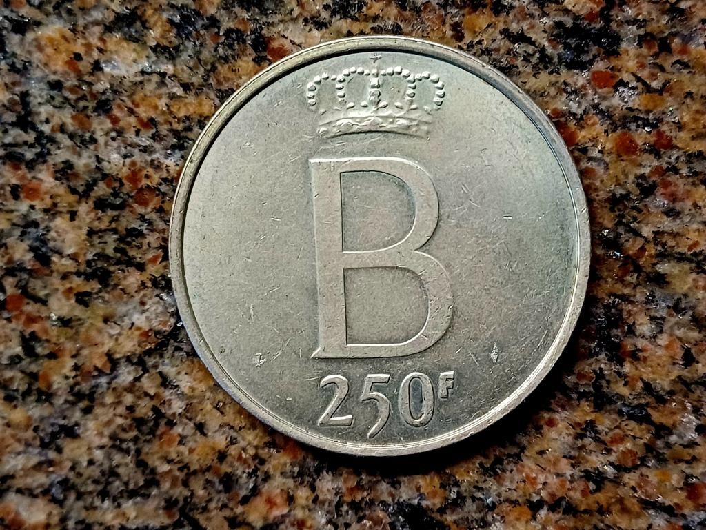 250 francs Baudouin, Enlèvement ou Envoi, Monnaie en vrac, Argent, Argent