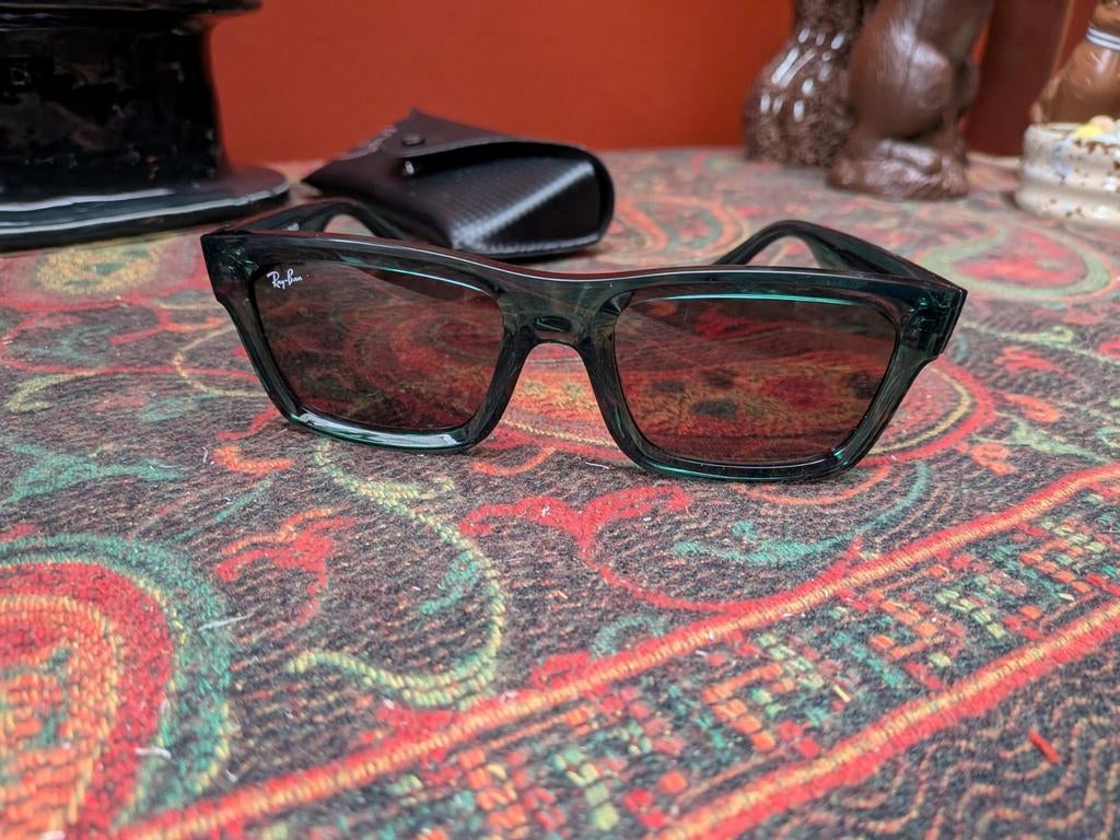 Mooie Ray Ban zonnebril, Ophalen, Groen, Zonnebril