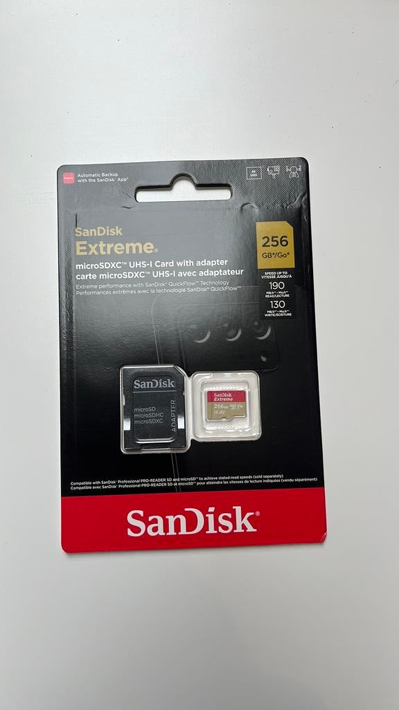 Sandisk extreme 256GB, Computers en Software, USB Sticks, Ophalen, Nieuw