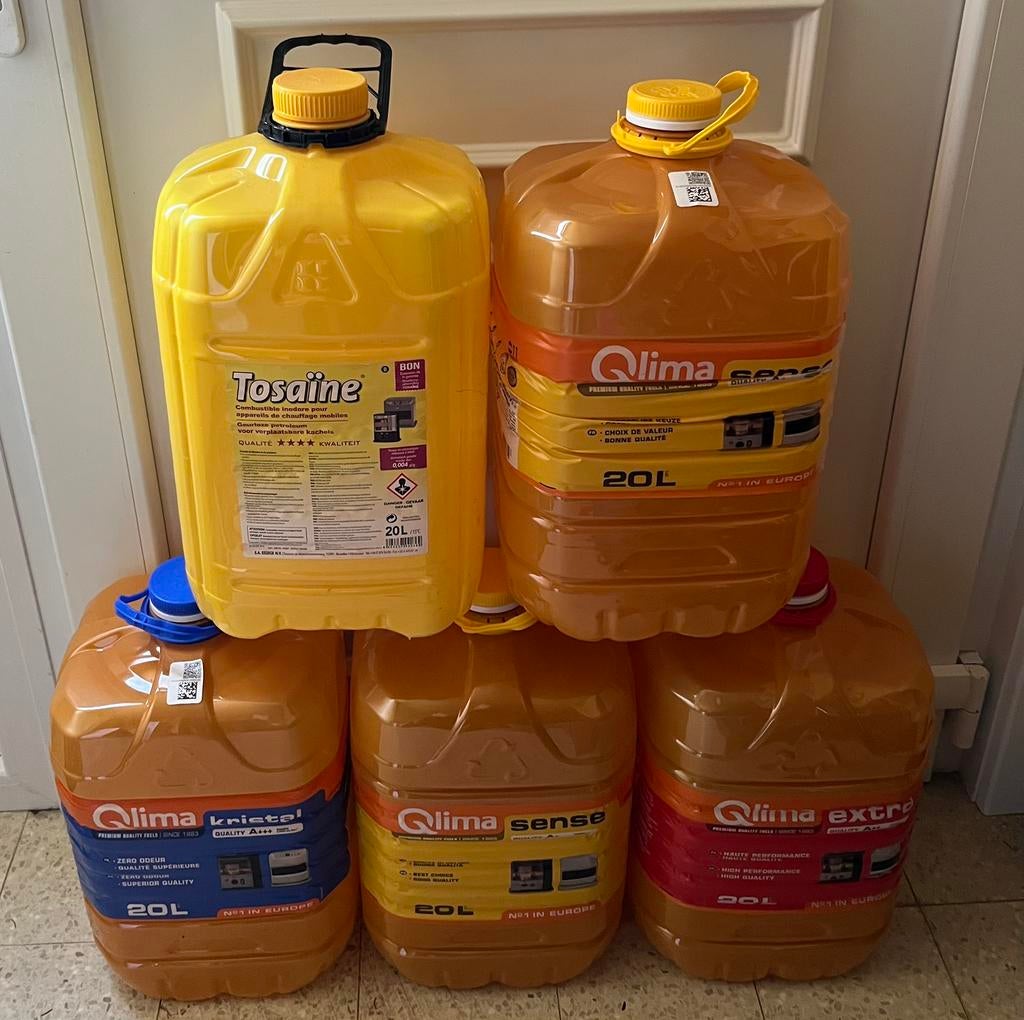 Lege bidons, Ophalen, Gebruikt, Verpakking