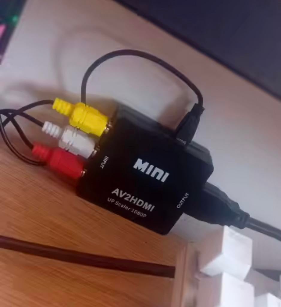 Convertisseur AV2HDMI AV RCA vers HDMI - Adaptateur, TV, Hi-fi & Vidéo, Enlèvement, Comme neuf