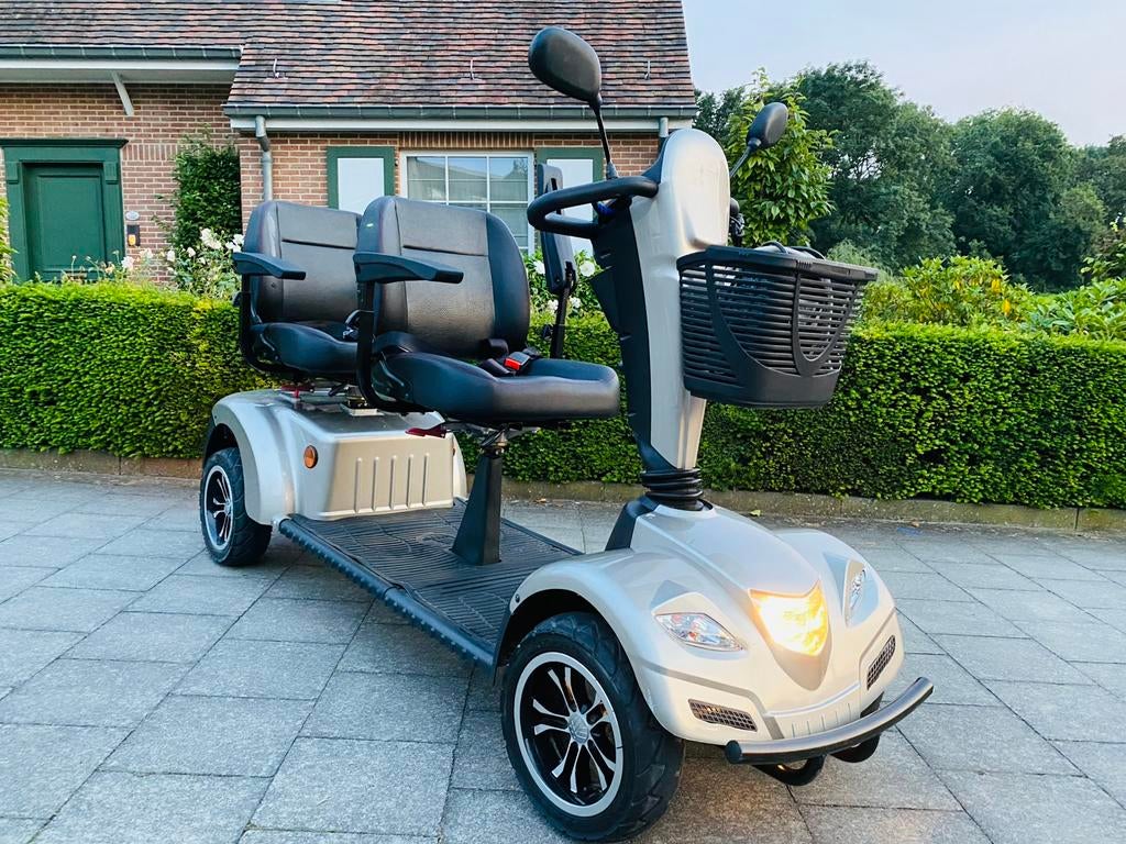 Vermeiren Limo 2 Scootmobiel | Twee zits elektrisch scooter, Diversen, Ophalen of Verzenden, Inklapbaar, Zo goed als nieuw, Elektrische rolstoel