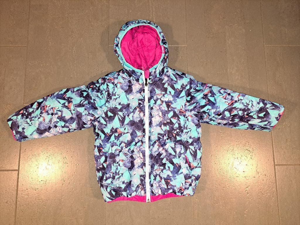 2 winterjas maat 105-114 (5 jaar) Wedze-omkeerbaar-ook apart, Ophalen, Gebruikt, Jongen of Meisje, Jas