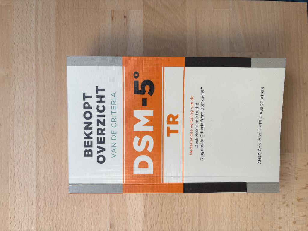 DSM-5 TR, Ophalen of Verzenden, Zo goed als nieuw
