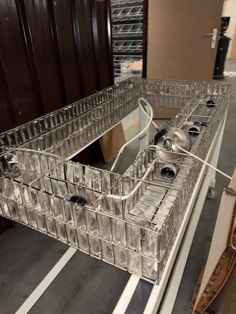 2 tres beau luminaire avec cristaux, Enlèvement