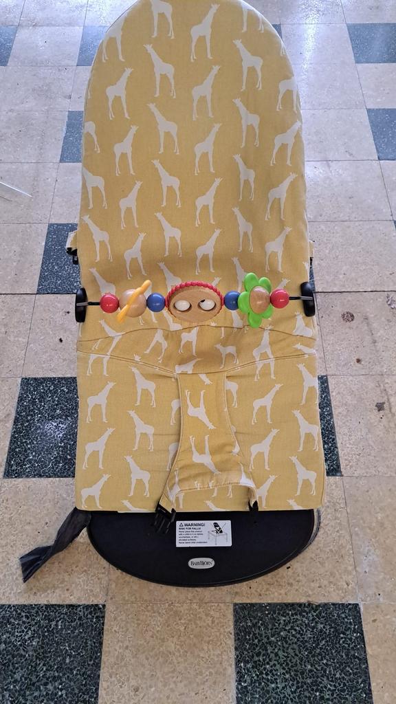 Wipper + mooie hoes + speeltje van Baby Bjorn, Kinderen en Baby's, Wipstoeltjes, Wipstoel, Ophalen, Overige merken, Verstelbaar