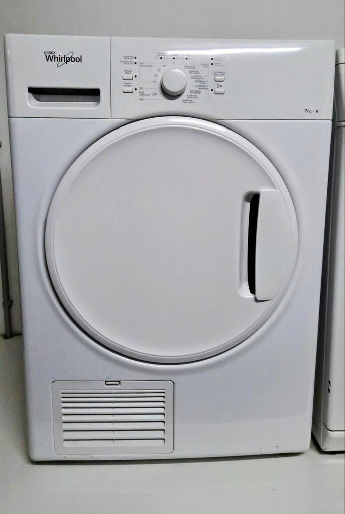 Whirlpool Condensatie droogkast in perfecte staat, 6 à 8 kg, Programme laine, Comme neuf, Chargeur frontal