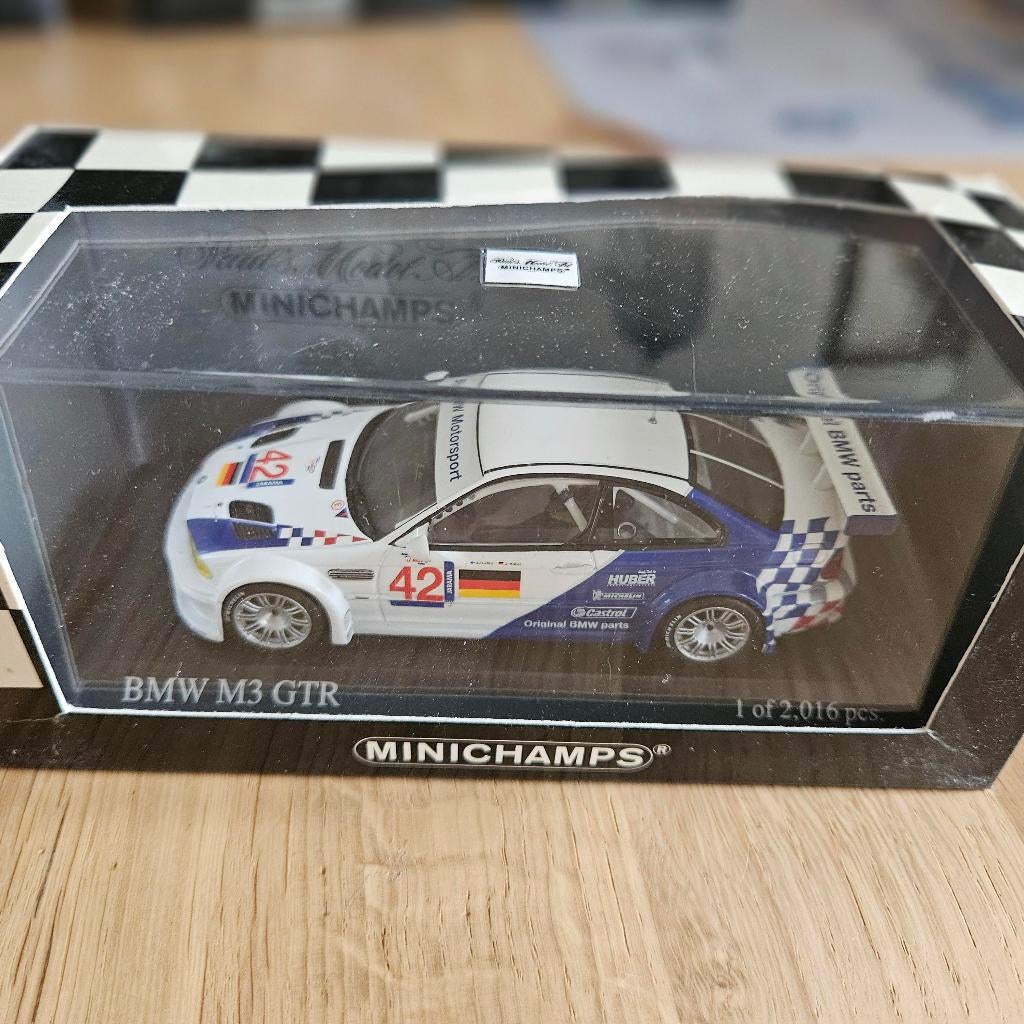 Minichamps BMW M3 GTR ELMS Jarama 2001 n42 Letho/Muller) 1/, Enlèvement ou Envoi, Neuf, Voiture, MiniChamps
