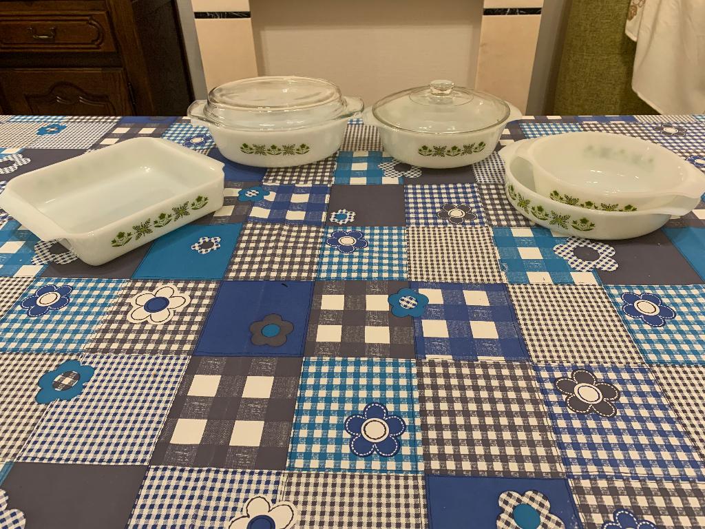 Pyrex vintage - Anchor Hocking - fabriqué aux États-Unis, Antiquités & Art, Enlèvement ou Envoi