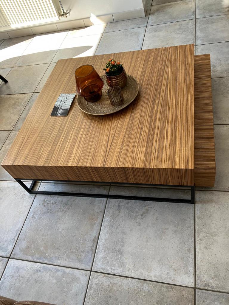 Eetkamer  stoelen en salontafel te koop, Huis en Inrichting, Ophalen, Zo goed als nieuw, Vierkant, Modern