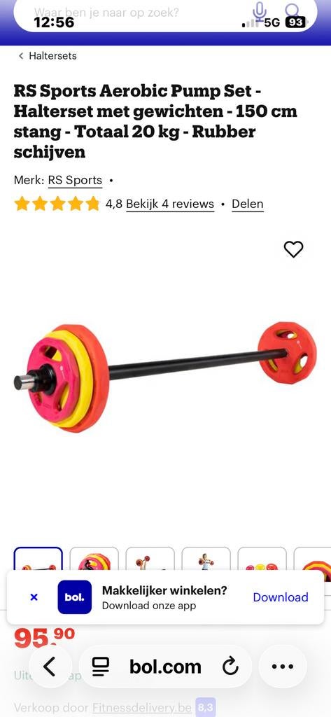 Step inclusief bodypump set, Sport en Fitness, Ophalen