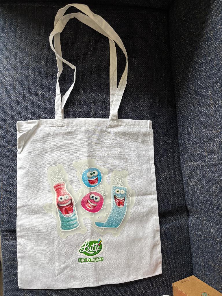 Lutti tas snoepprint Life is Luttiful lussentas, Collections, Enlèvement ou Envoi, Neuf, Ustensile