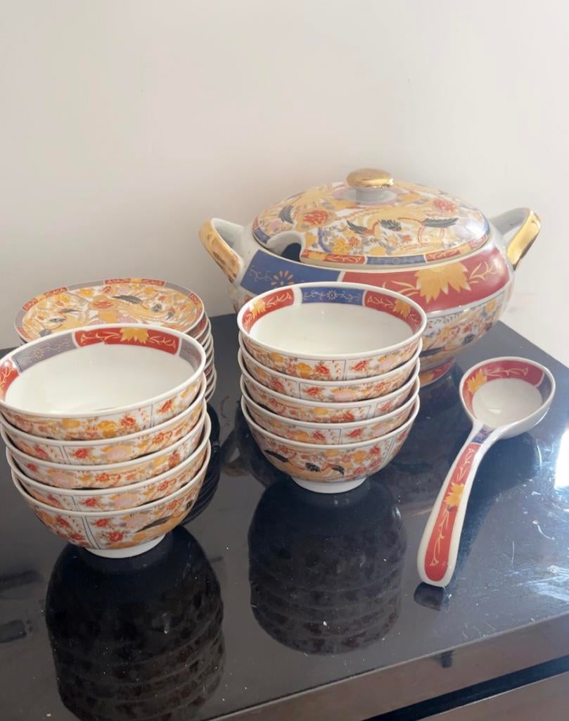 Soupière complète taous, Antiquités & Art, Antiquités | Services (vaisselle) complet, Enlèvement ou Envoi