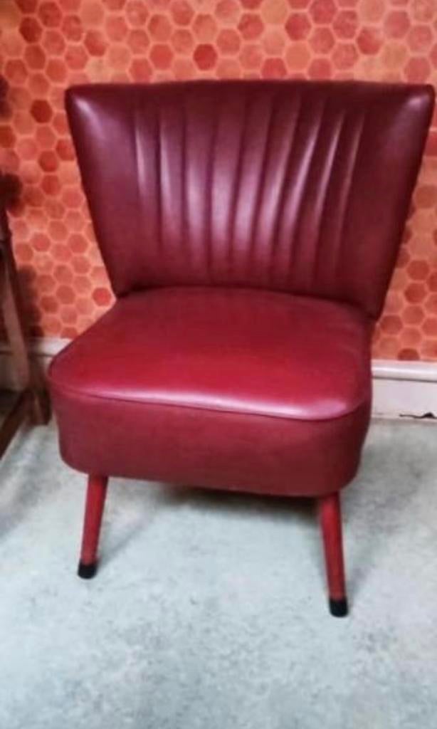 Fauteuil vintage, Maison & Meubles, Fauteuils, Comme neuf, Bois, Enlèvement
