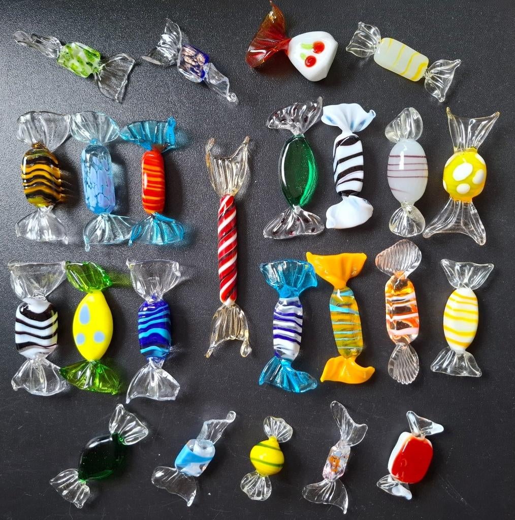 Gros bonbons en verre de Murano, Antiquités & Art, Curiosités & Brocante, Enlèvement
