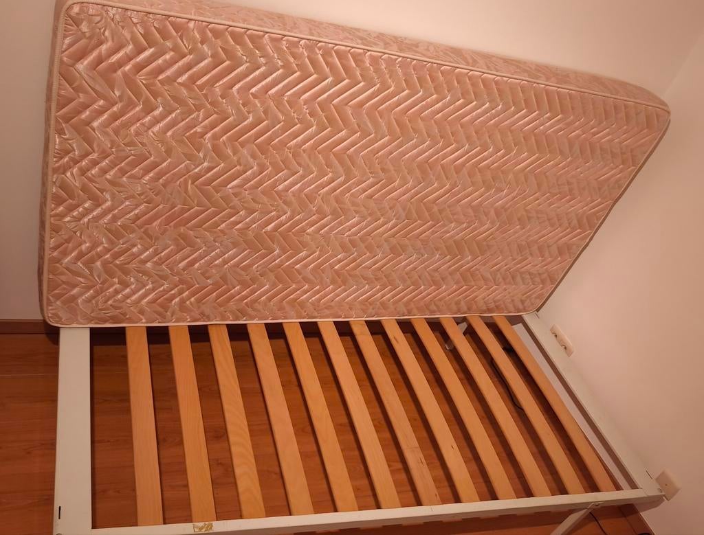 Lit complet 1 personne : sommier + matelas, Enlèvement