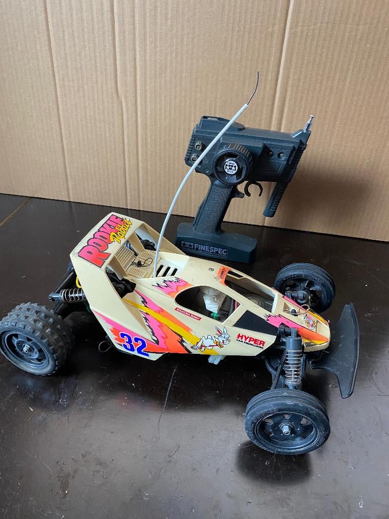 Tamiya Rookie Rabbit 1/10 Electric Rc Buggy Vintage, Gebruikt, Auto offroad, Schaal 1:10, Ophalen