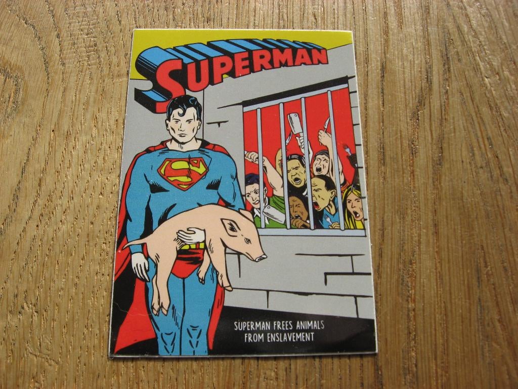 Superman 7,5 x 10,5 cm Sticker, Verzamelen, Stickers, Ophalen of Verzenden, Nieuw, Overige typen