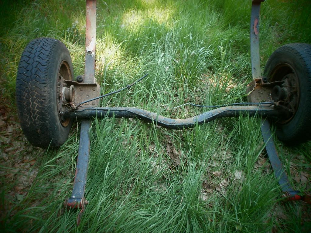 as met wielen van auto ford taunus, Doe-het-zelf en Bouw, Ophalen, Gebruikt, IJzer