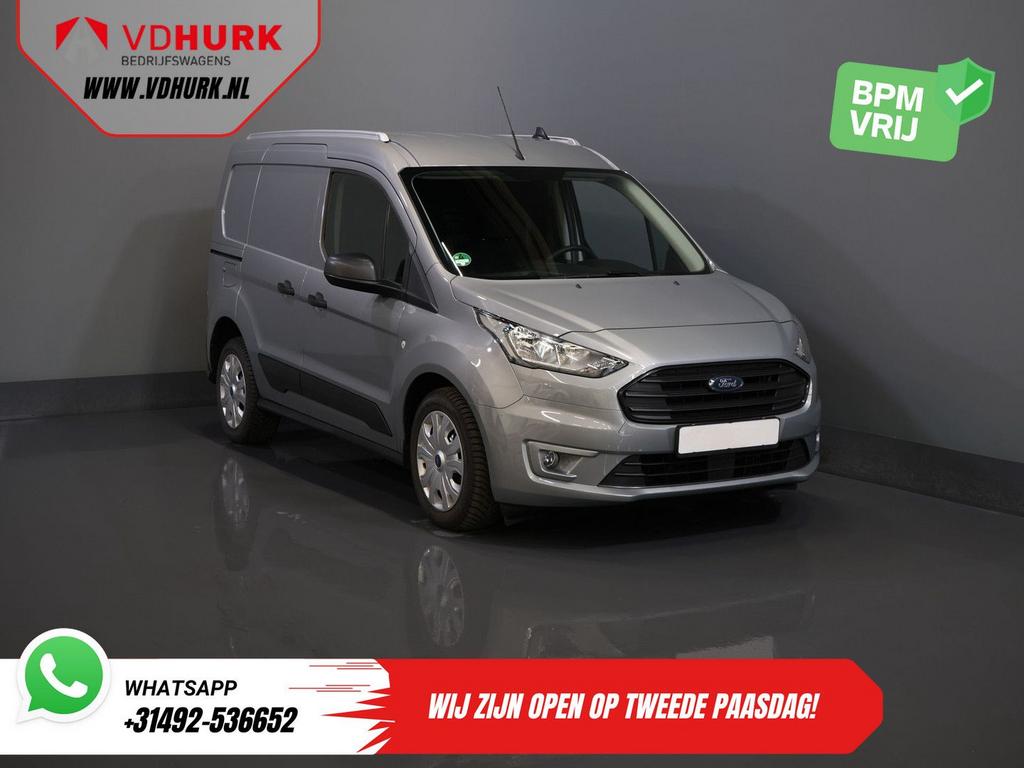 Ford Transit Connect 1.0 BENZINE 100 pk BPM VRIJ! Garantie t, Auto's, Bestelwagens en Lichte vracht, Parkeersensor, Bedrijf, Handgeschakeld