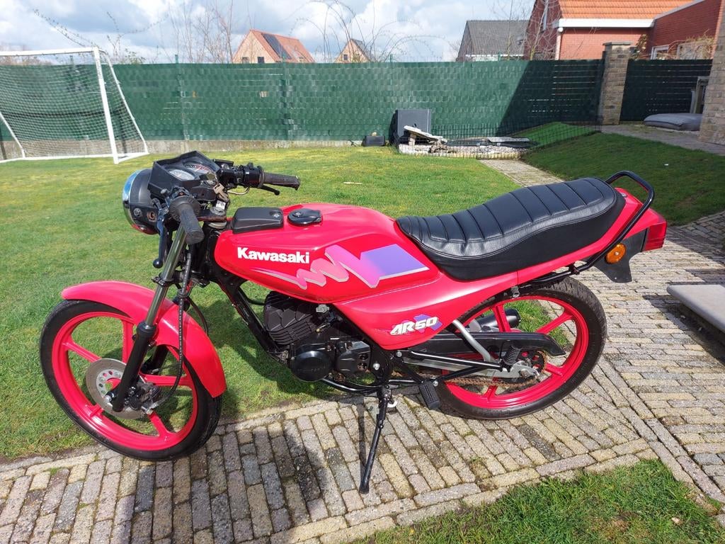 Kawasaki ar50 b-klasse zgst 6vit oldtimer maar 14000km, Ophalen