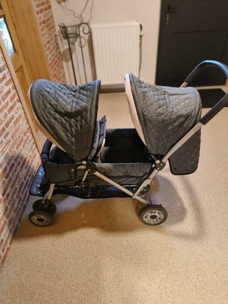 Dubbele kinderwagen, Ophalen