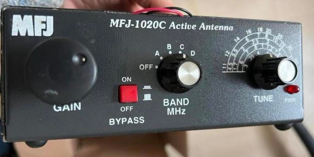 Antenne active/MFJ-1020C 0,3-40 MHz, Télécoms, Émetteurs & Récepteurs, Enlèvement, Utilisé