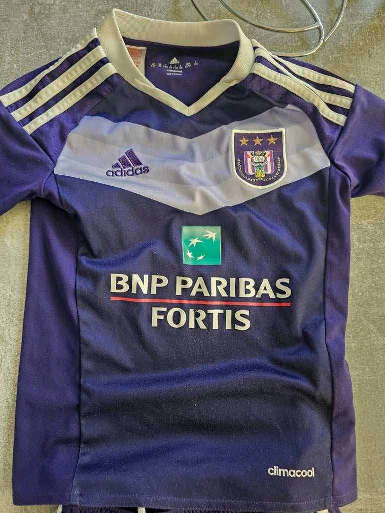 Voetbal truitje anderlecht maat 8 jaar, Sport en Fitness, Voetbal, Maat XS of kleiner, Ophalen, Zo goed als nieuw, Set
