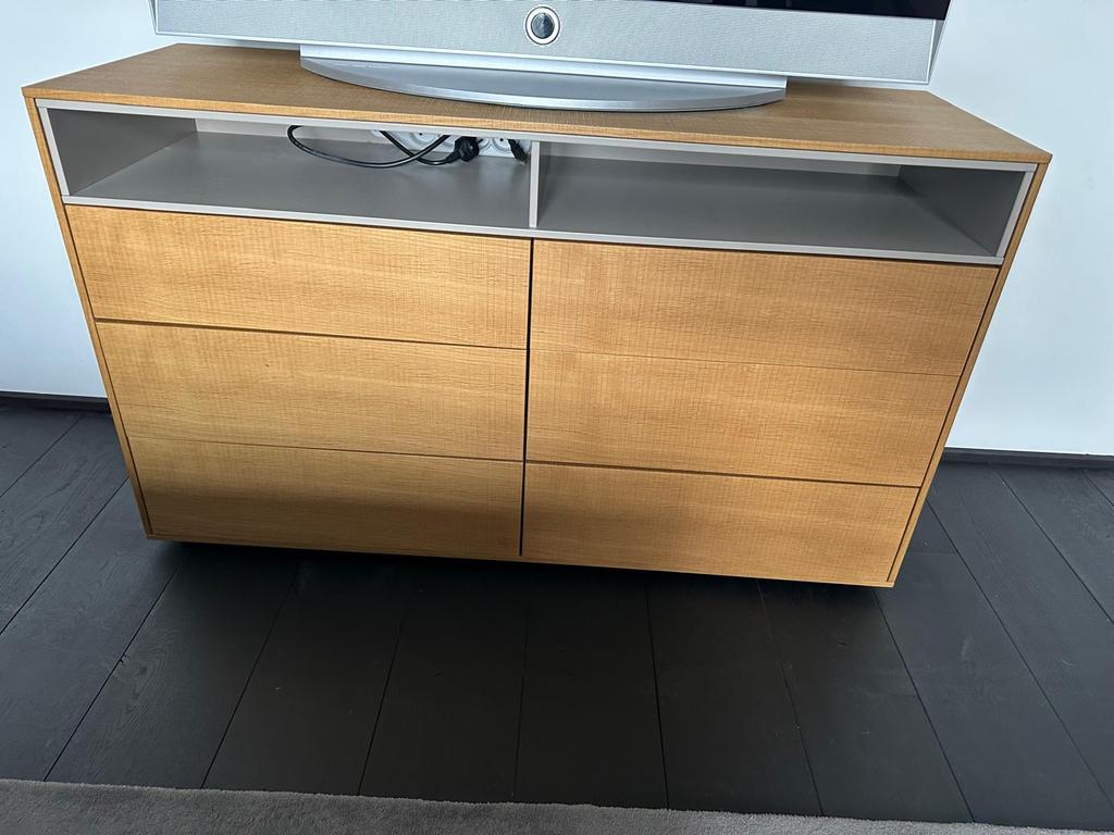 Treku TV meubel/ kast eik fineer - perfect, Ophalen, Eikenhout, 50 tot 100 cm, Zo goed als nieuw