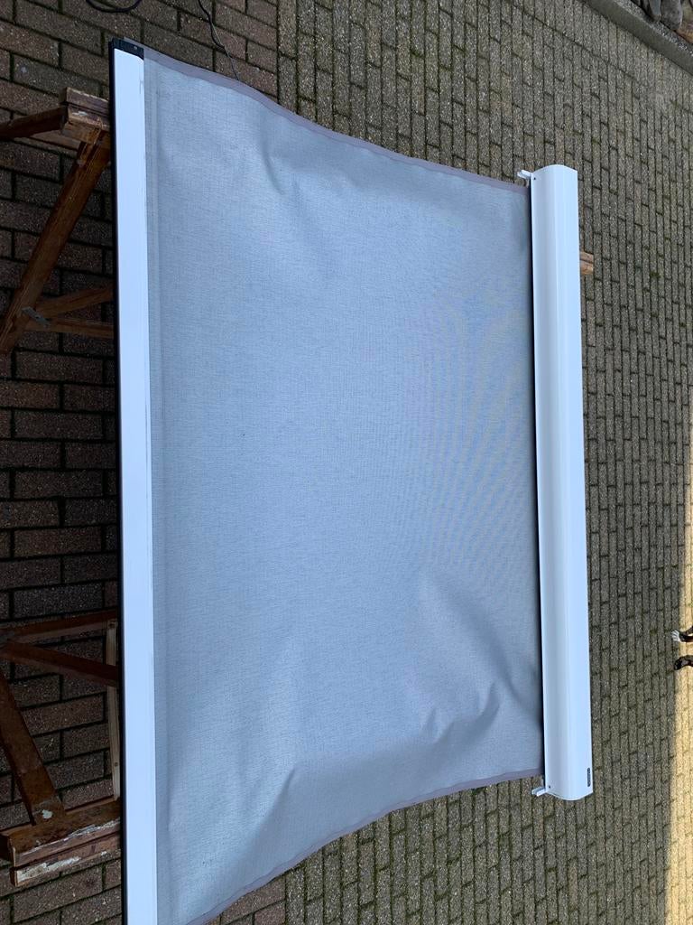 Elektrische screen Harol, Doe-het-zelf en Bouw, Rolluiken, Ophalen, Gebruikt, Grijs, Elektrische bediening