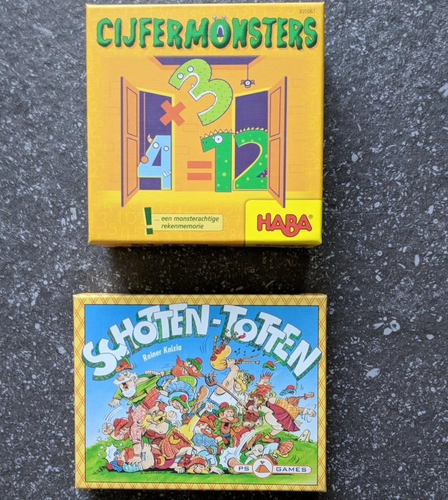 Schotten-Totten (Knizia) & Number Samples (HABA), Enlèvement ou Envoi, Comme neuf