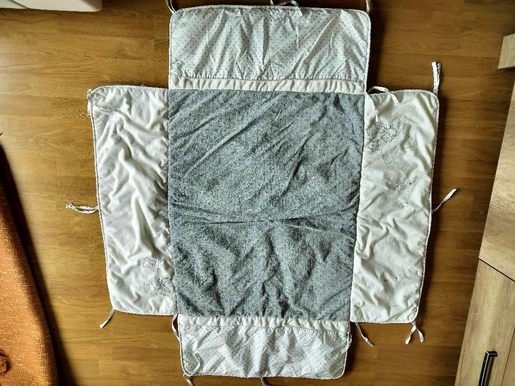 Beschermhoes en omrander park, Kinderen en Baby's, Ophalen, Zo goed als nieuw, Rechthoekig, Boxkleed