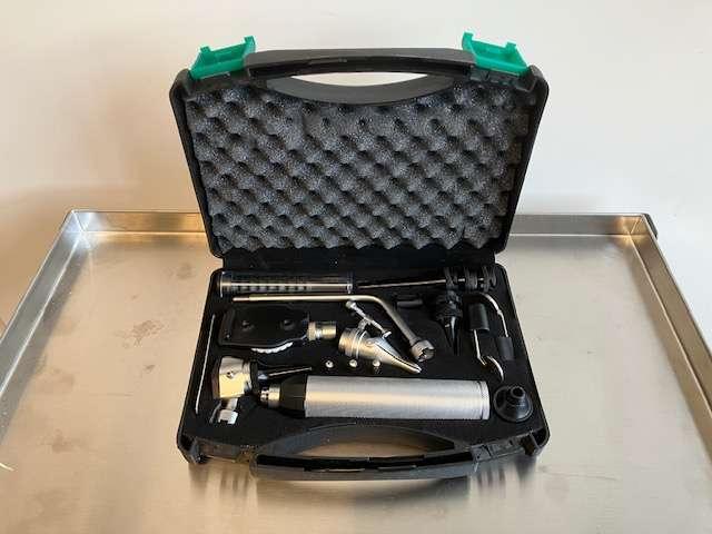 otoscoop ofthalmoscoop in casette met spiegel, neusspeculum, Niet ingevuld, Niet ingevuld, Nieuw, Ophalen of Verzenden