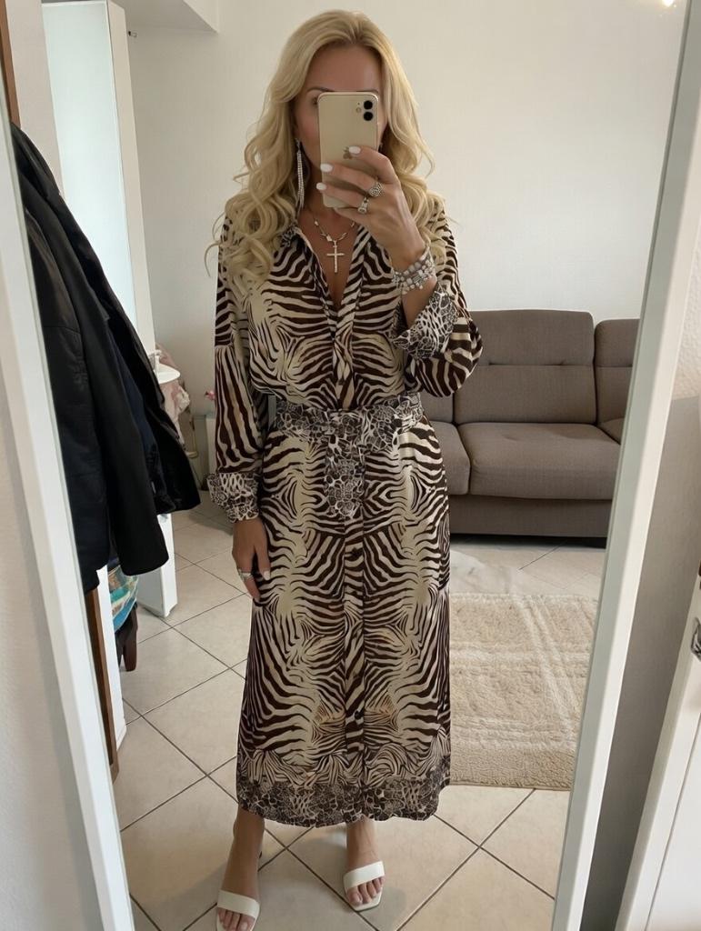 Lange jurk K-Design xl, Neuf, Taille 46/48 (XL) ou plus grande, K-Design, Sous le genou