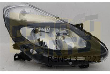 Renault Clio III (2/09-1/11) koplamp Rechts (zwarte binnenzi, Autos : Pièces & Accessoires, Neuf, -, Renault, -