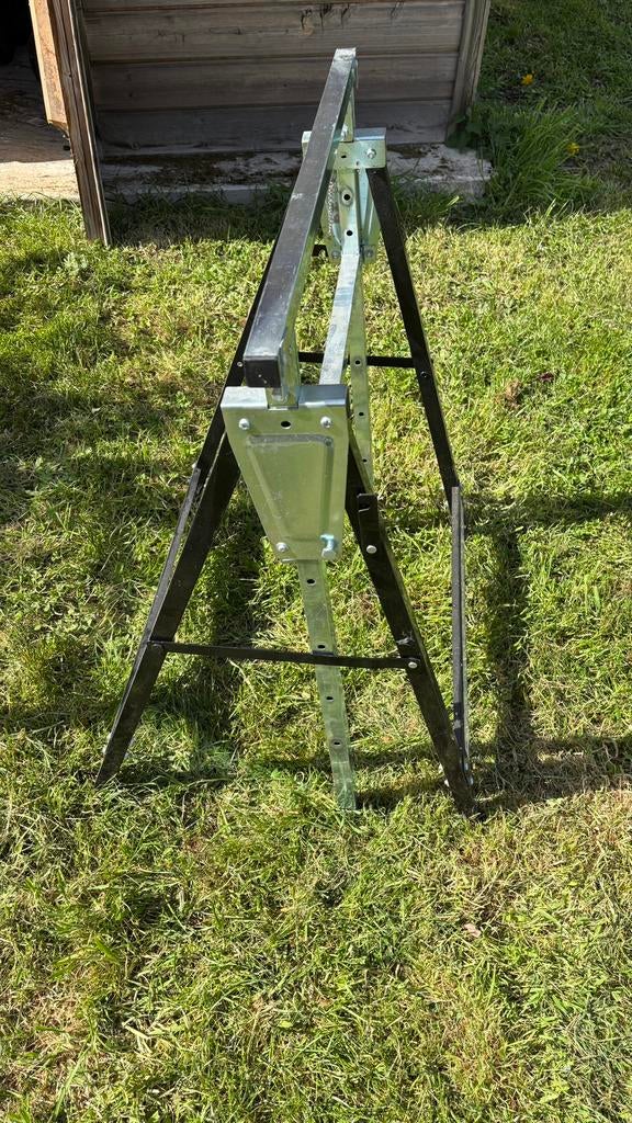 Lot de 2 tréteaux Aluminium Parkside – État impeccable, Bricolage & Construction, Enlèvement