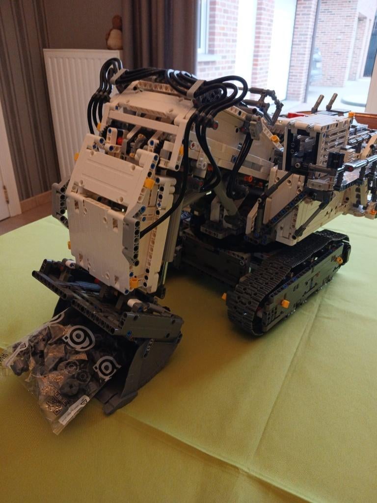 Lego technic Liebherr graafmachine, Kinderen en Baby's, Speelgoed | Duplo en Lego, Ophalen, Lego, Zo goed als nieuw, Complete set