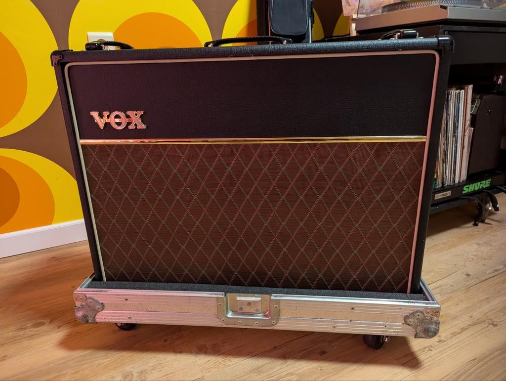 Vox AC30 CC2X met Celestion Alnico Blue speakers +flightcase, Muziek en Instrumenten, Ophalen