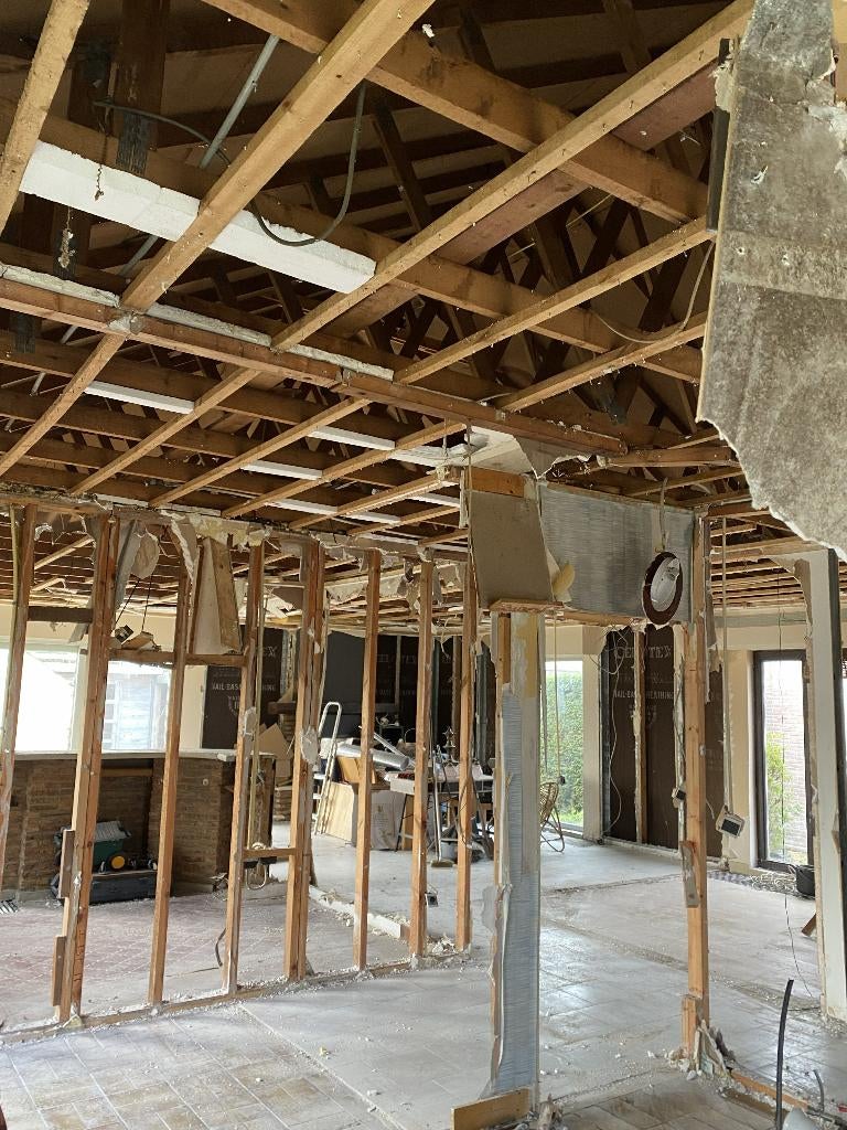 Gratis hout afbraak dak., Ophalen, Overige houtsoorten