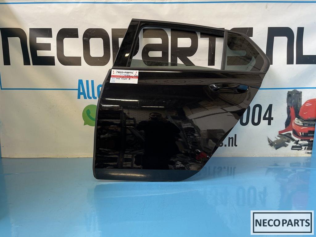 VOLKSWAGEN GOLF 8 PORTIER DEUR IN KLEUR LC9X COMPLEET, Enlèvement ou Envoi, Utilisé, Volkswagen, Garde-boue