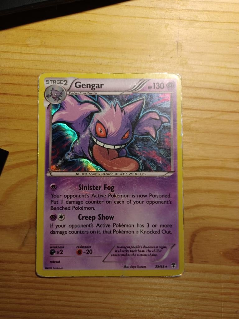 Gengar 35/83, Enlèvement ou Envoi
