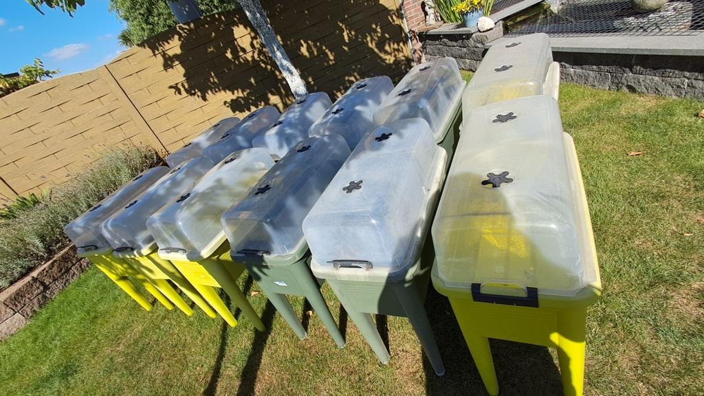 Kweekbakken, Ophalen