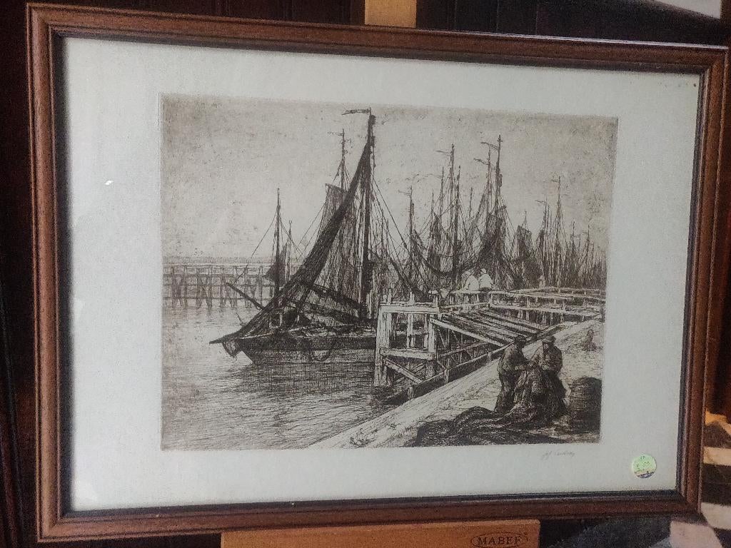 Ets Codron, Antiek en Kunst, Kunst | Etsen en Gravures, Ophalen