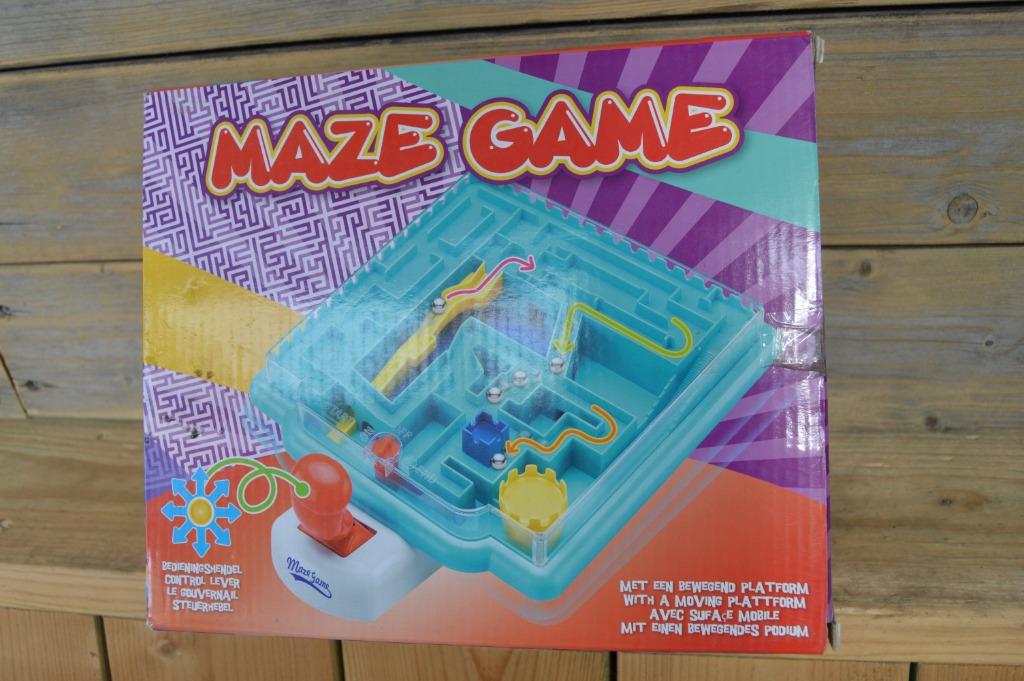 gezelschapsspelletjes Maze game, pictionairy junior, imagine, Ophalen of Verzenden, Gebruikt, Mattel