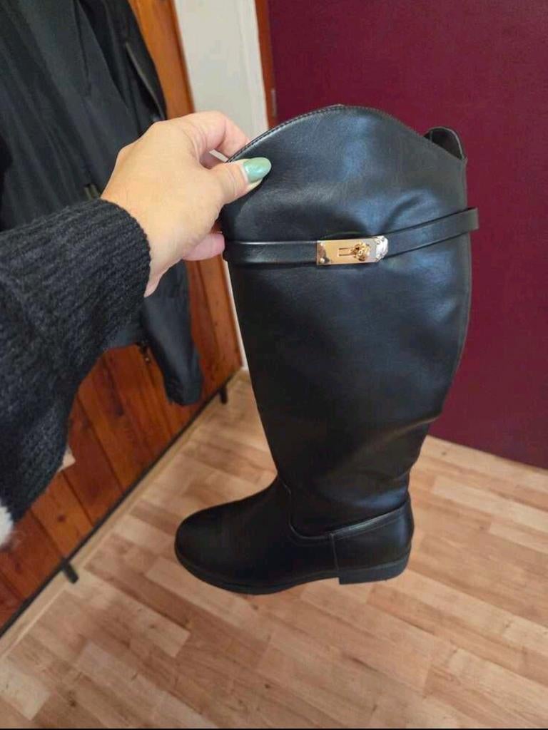 Nieuwe hoge laarzen, Hoge laarzen, Zwart, Nieuw, Ophalen of Verzenden