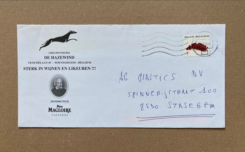 omslag De Hazewind Harelbeke Stasegem, Ophalen of Verzenden, Envelop