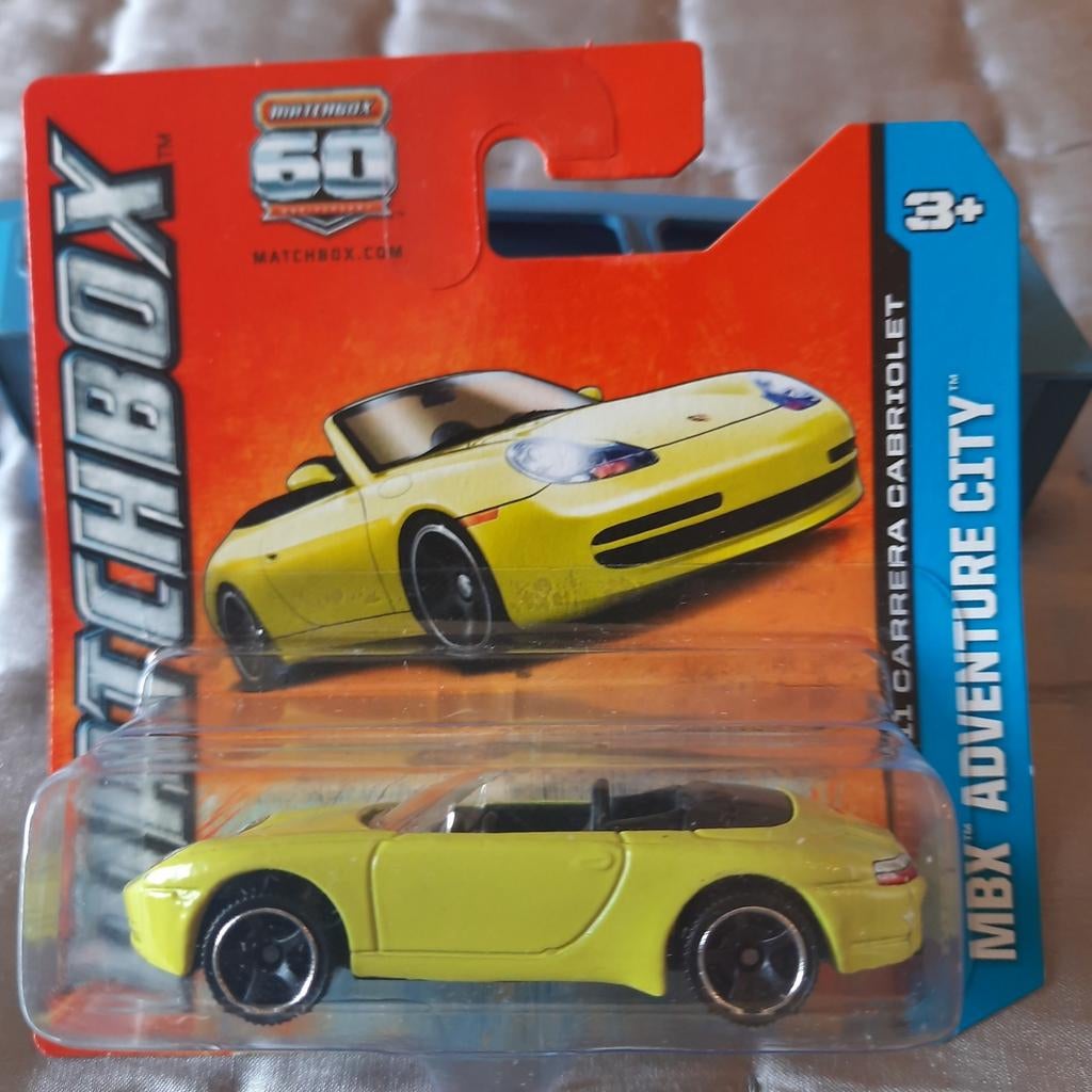 MATCHBOX 60 YRS.THAILAND*PORSCHE 911 CARRERA CABRIO*NEW*, Hobby en Vrije tijd, Modelauto's | 1:87, Ophalen, Nieuw, Auto, Matchbox