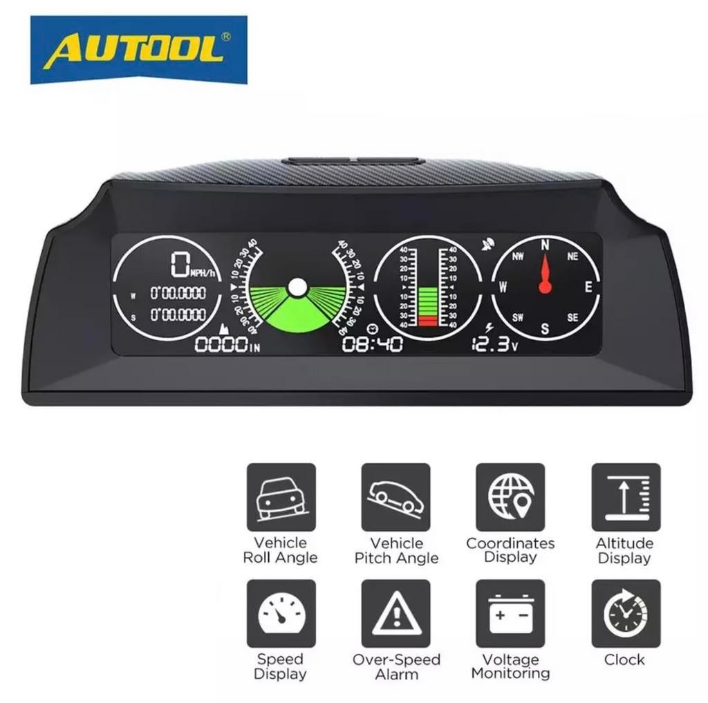 Autool X90 Gps/OBD2 Helling Meter Inclinometer Auto, Ophalen of Verzenden