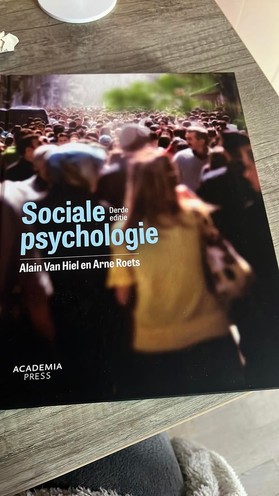 Arne Roets - Sociale psychologie, Enlèvement ou Envoi, Psychologie sociale, Arne Roets; Alain Van Hiel