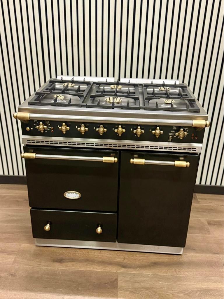Luxe Lacanche Fornuis 6 pits met 2 ovens 90 cm, Electroménager, Cuisinières, Gaz, Classe énergétique A ou plus économe, Enlèvement ou Envoi